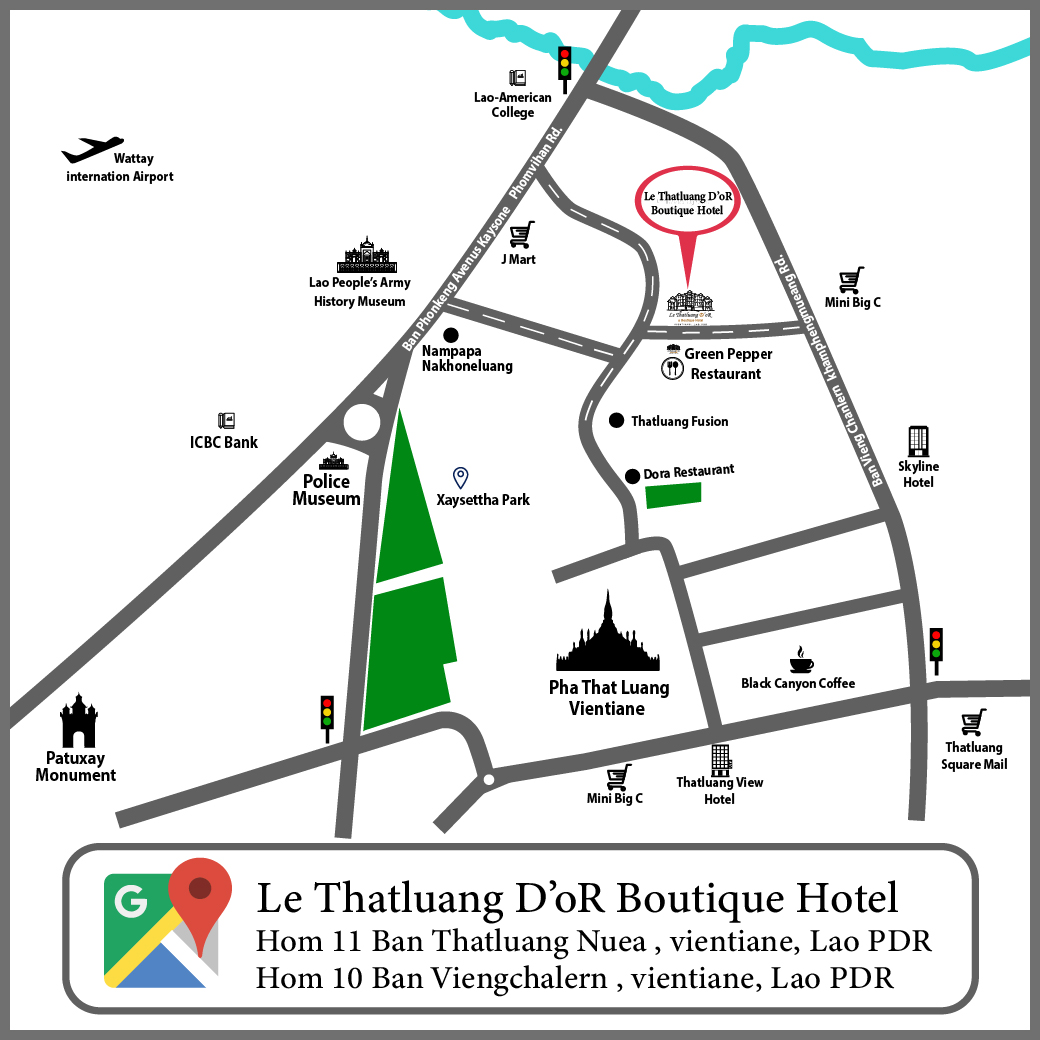 Le Thatluang D'oR a Boutique Hotel, Vientiane Lao PDR